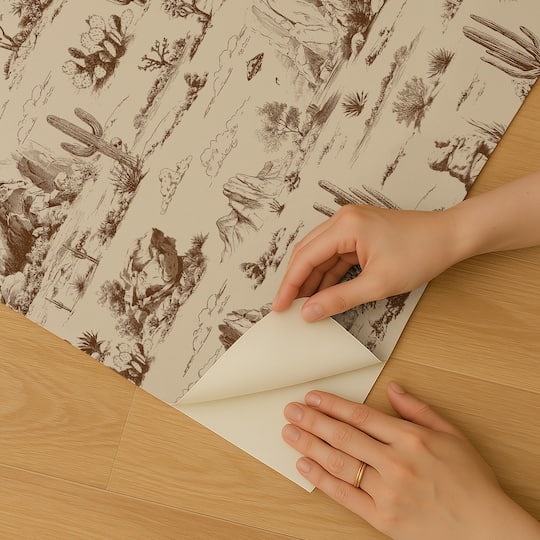 Designs Direct Area 51 Novelty Toile Peel & Stick Wallpaper